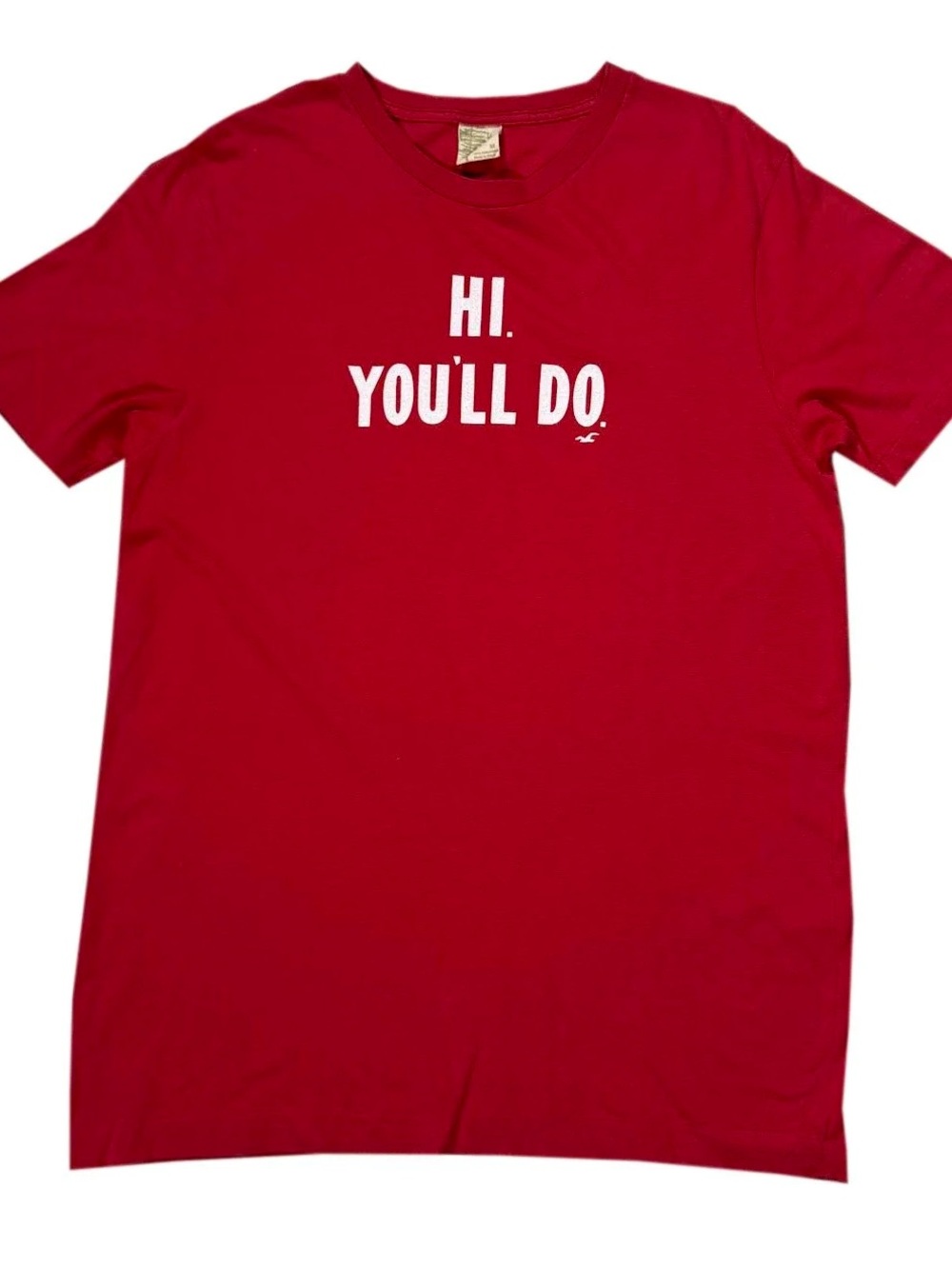 Vintage Hollister Hi. You'll Do Red T Shirt (Size M)